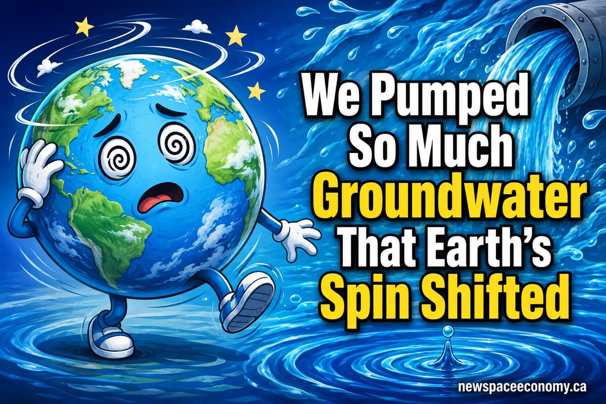 We Pumped So Much Groundwater That Earth’s Spin Shifted