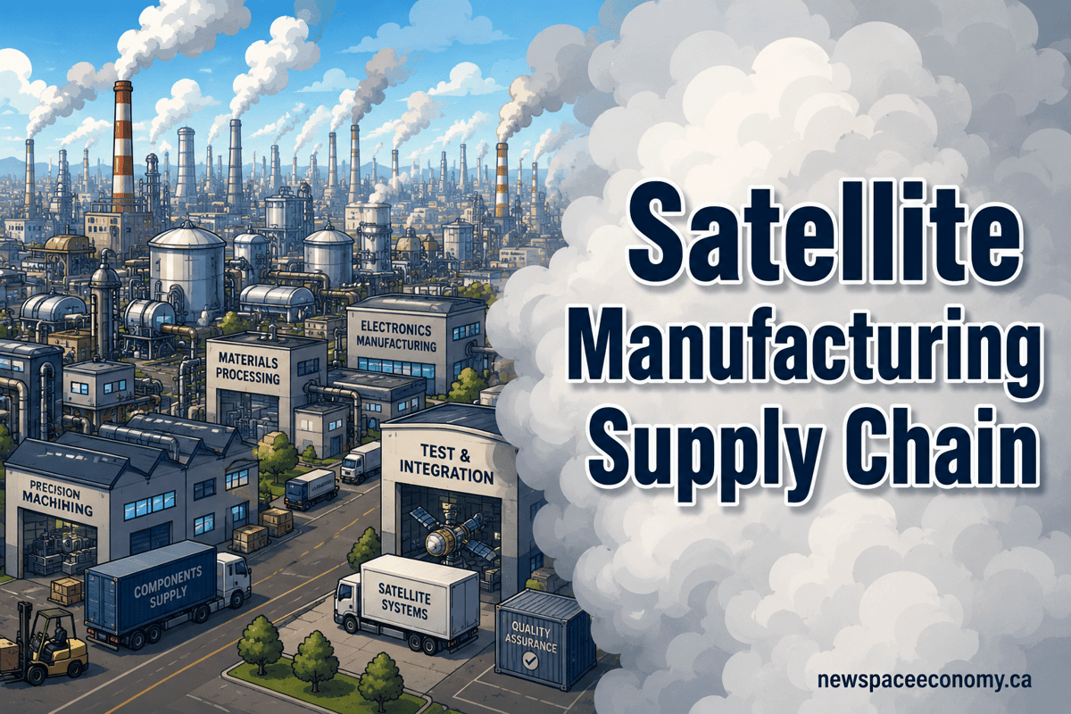 Satellite Manufacturing Supply Chain and the Industrial Base Behind Modern Spacecraft