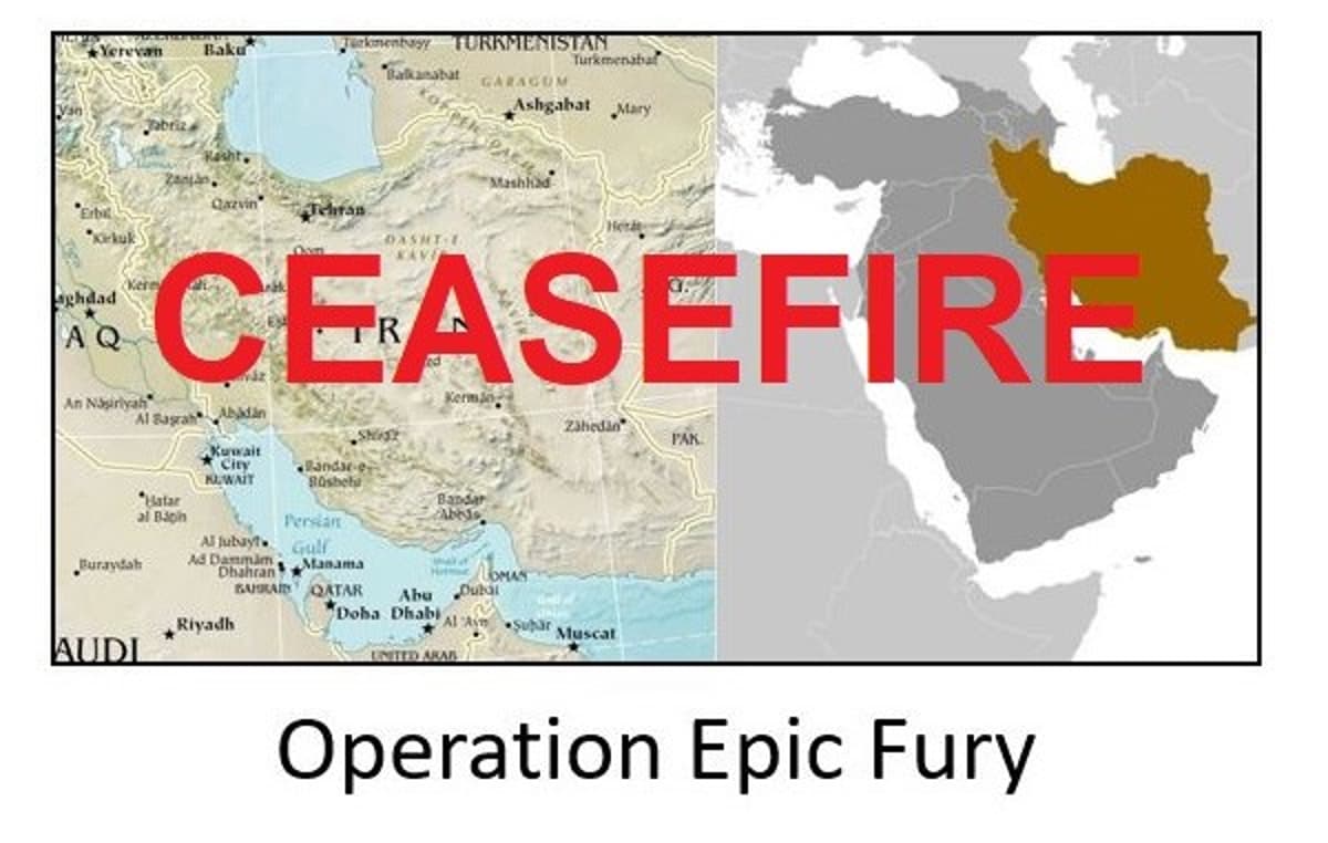 SOF News: Ceasefire Agreement Announced for Iran War