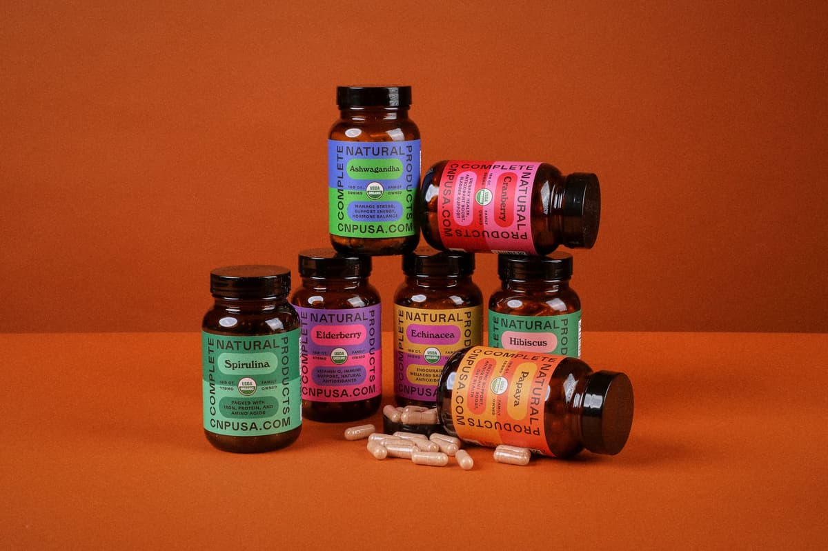 Young Jerks Brings Order to Complete Natural Products Through a Color-Forward Brand System