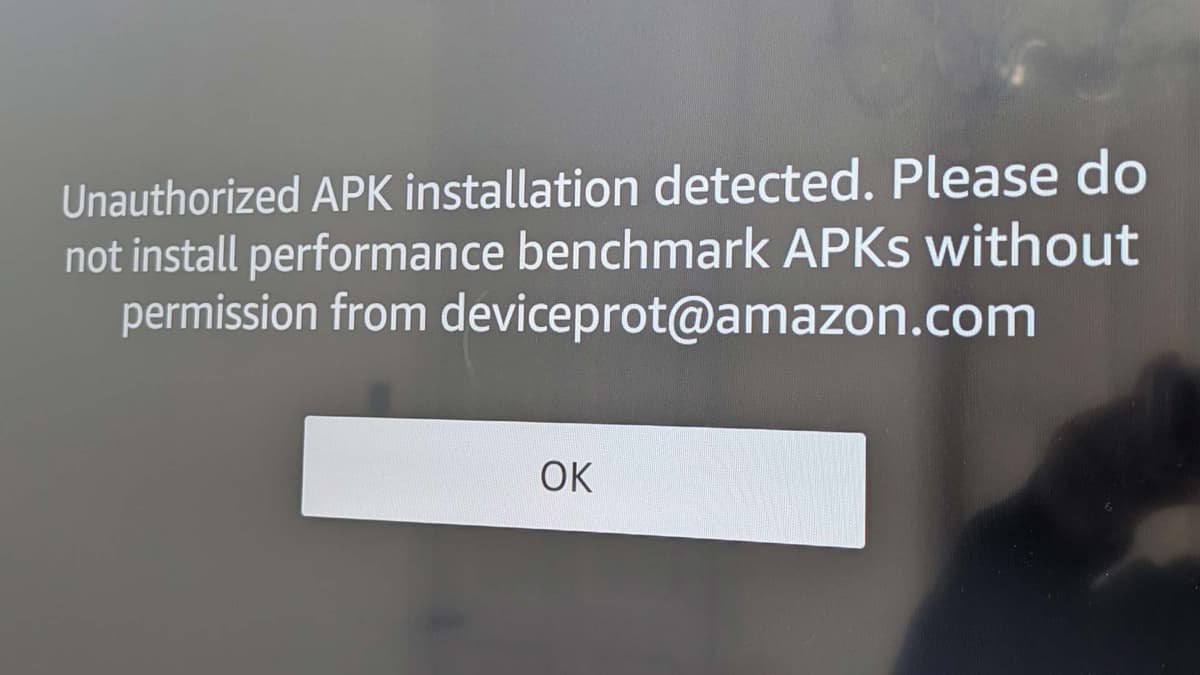 ‘Unauthorized APK Installation Detected’ Message Blocks All Sideloading on Fire TVs, but It’s Not What You Think