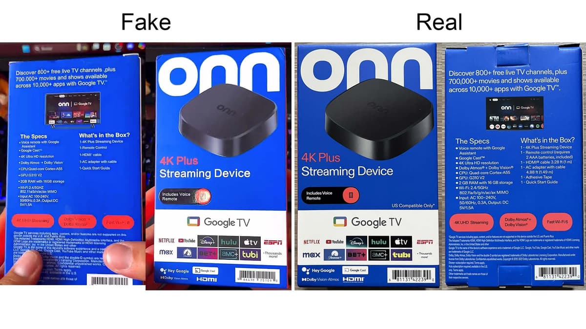 Fake Onn, Fire TV, and Xiaomi Streaming Devices Are Becoming More Common and Harder to Spot