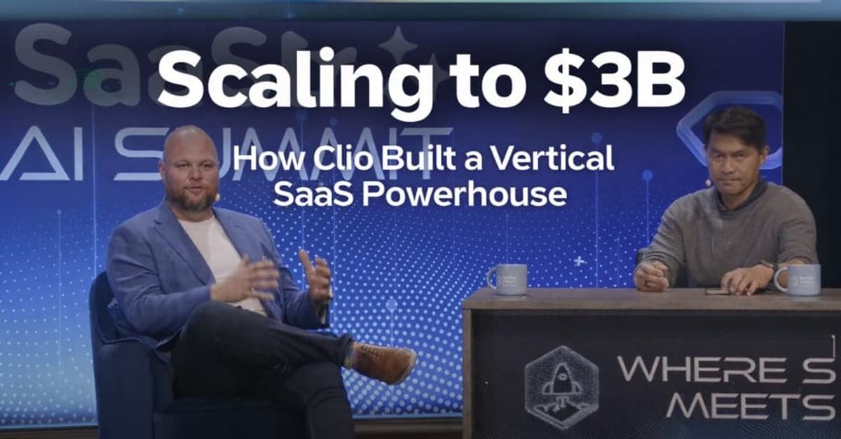 Scaling to $3B: How Clio Built a Vertical SaaS Powerhouse with AI and Innovation with CEO Jack Newton