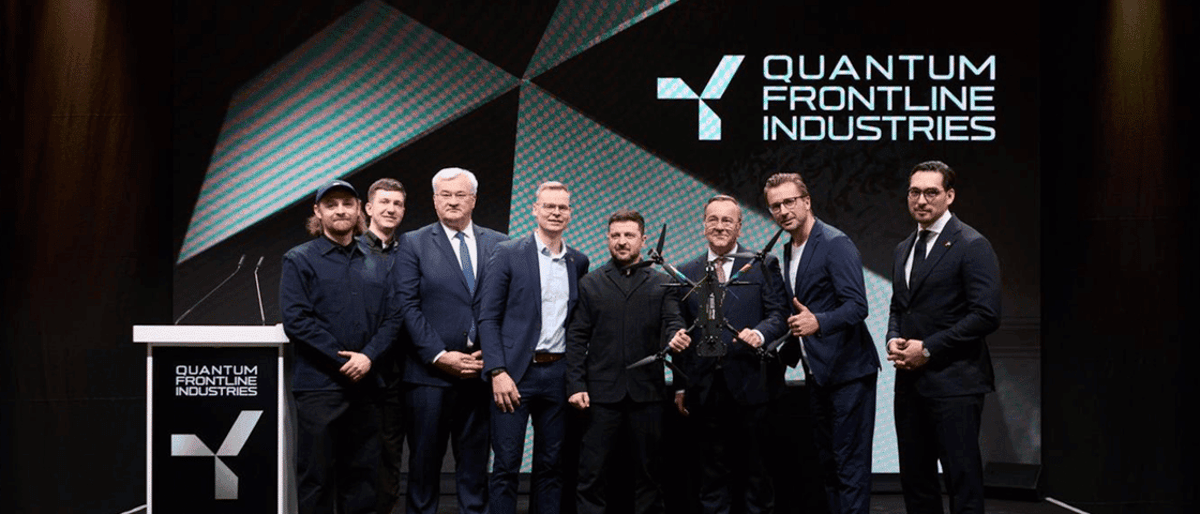 Ukrainian President Zelenskyy Receives First Ukrainian Drone Manufactured in Germany by Quantum Frontline Industries
