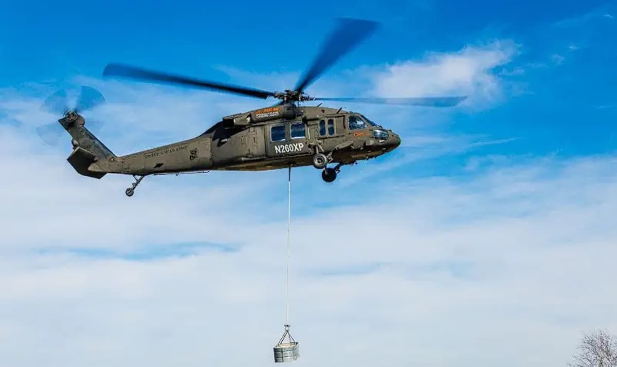 Near Earth Autonomy and Team Fly Uncrewed Logistics Black Hawks