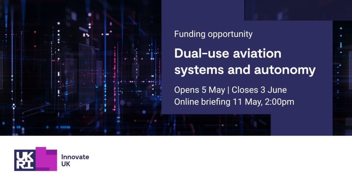 Bridging Civil and Military Innovation: New Funding for Autonomous Aviation