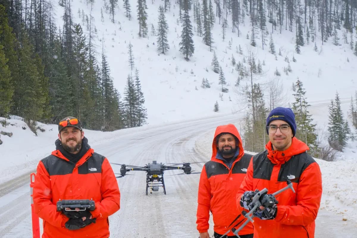 AVSS Collaborates with the Government of Canada Through Innovative Solutions Canada to Perform Avalanche Control Work with Drones