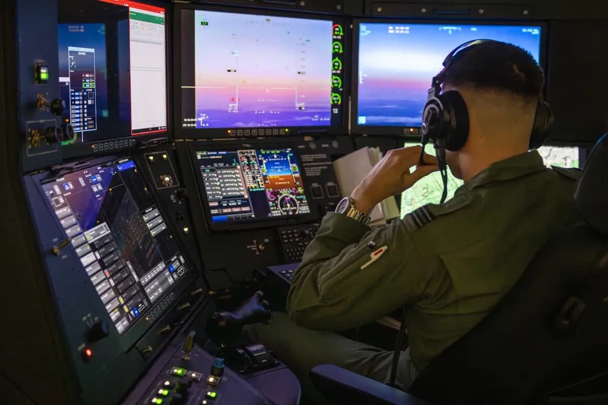 RAF Protector Makes First European Transit