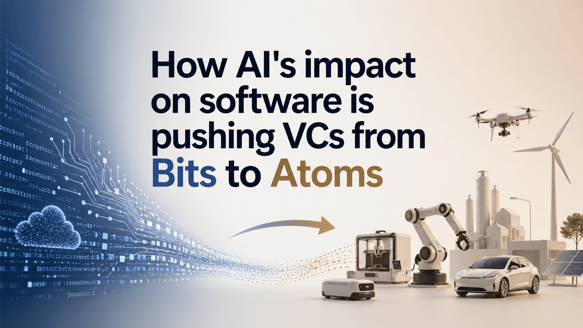 How AI’s Impact on Software Is Pushing VCs From Bits to Atoms