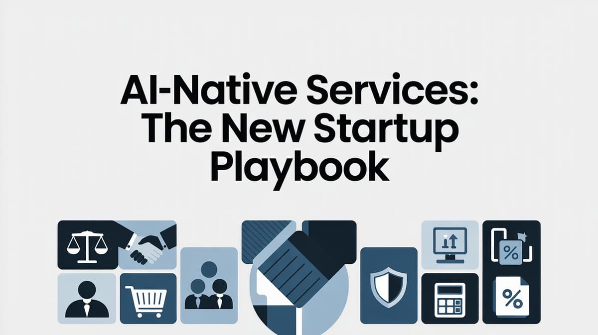 AI-Native Services: The New Startup Playbook