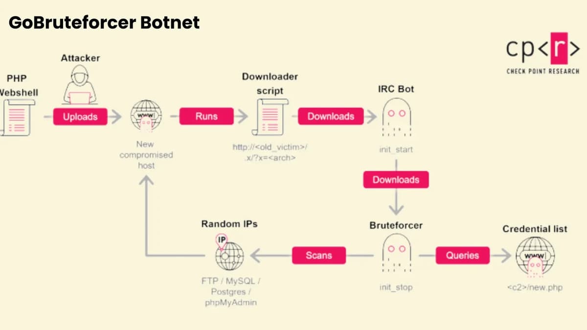 Global GoBruteforcer Botnet Campaign Threatens 50,000 Linux Servers