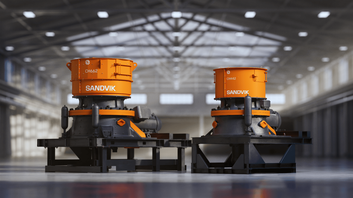 Sandvik Unveils New CH442 and CH662 Cone Crushers at CONEXPO