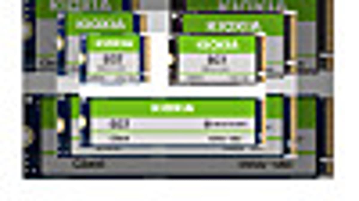Kioxia Debuts Fast QLC Slablet SSD for PC Makers