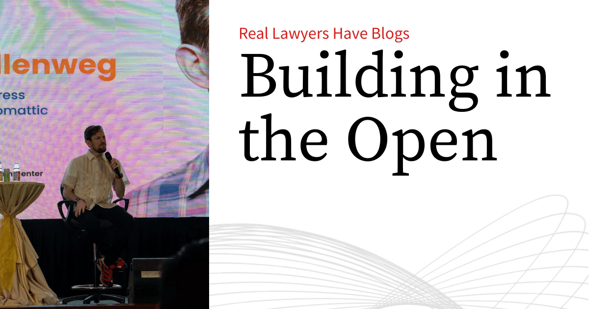 Building in the Open