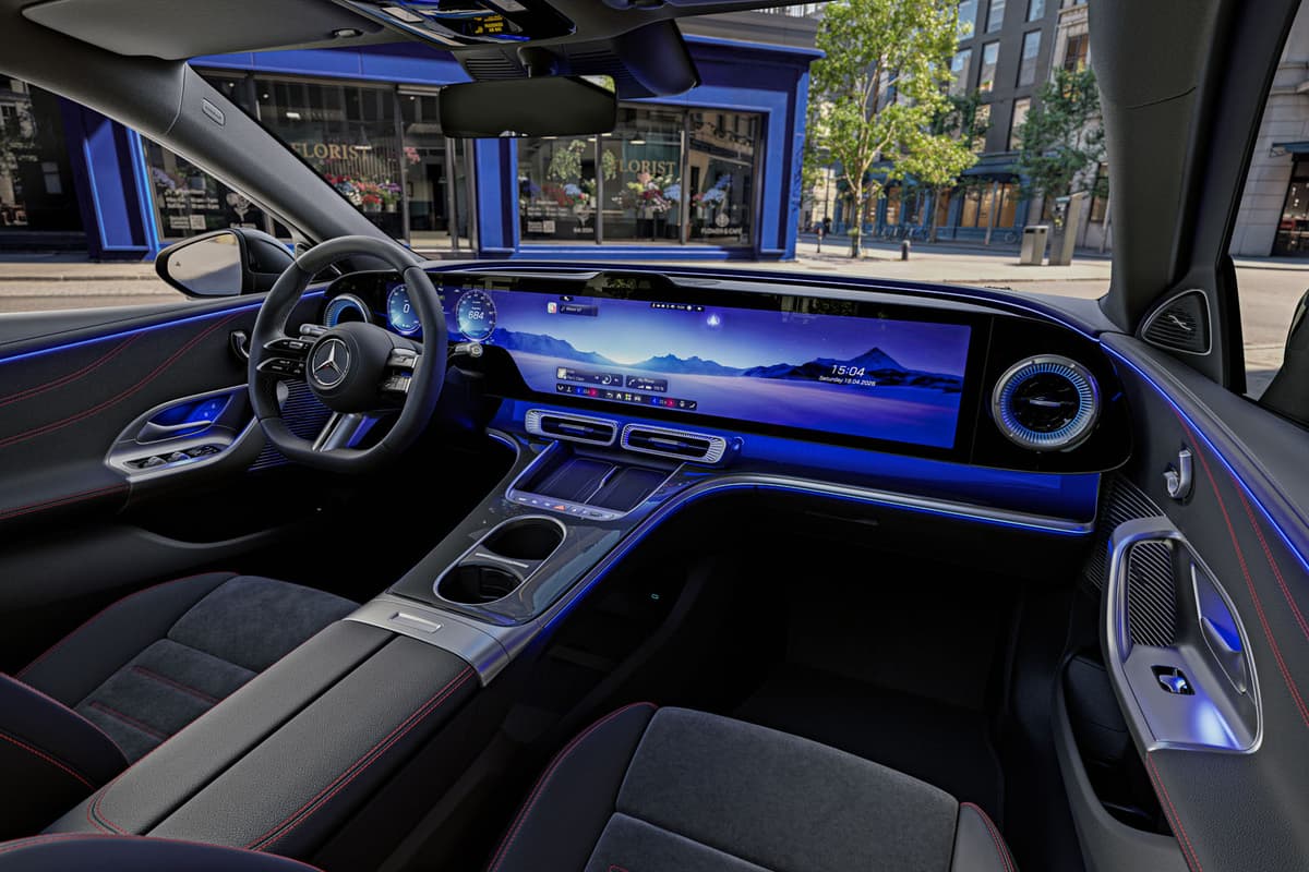 Mercedes C-Class EV Interior Revealed with 39.1in Hyperscreen