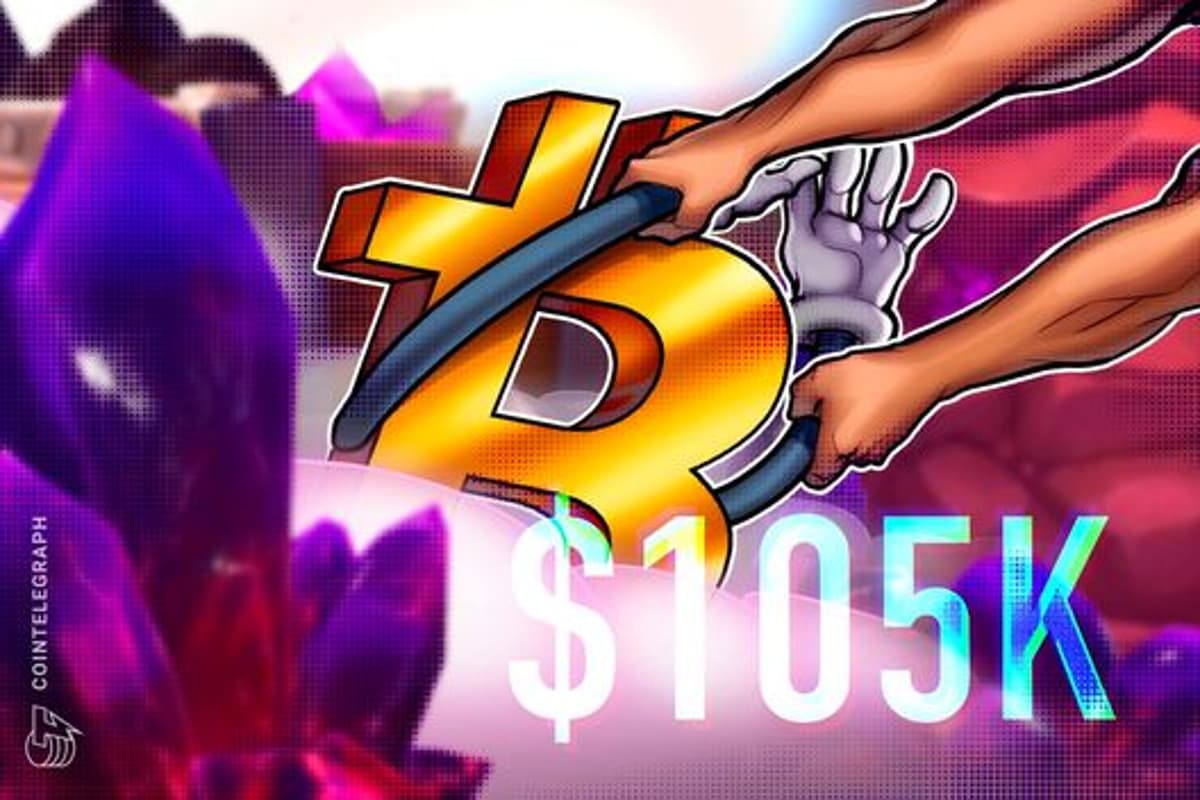 Bitcoin Holds $105K as US Bank Stocks Recover, Trump Truce Lifts Sentiment