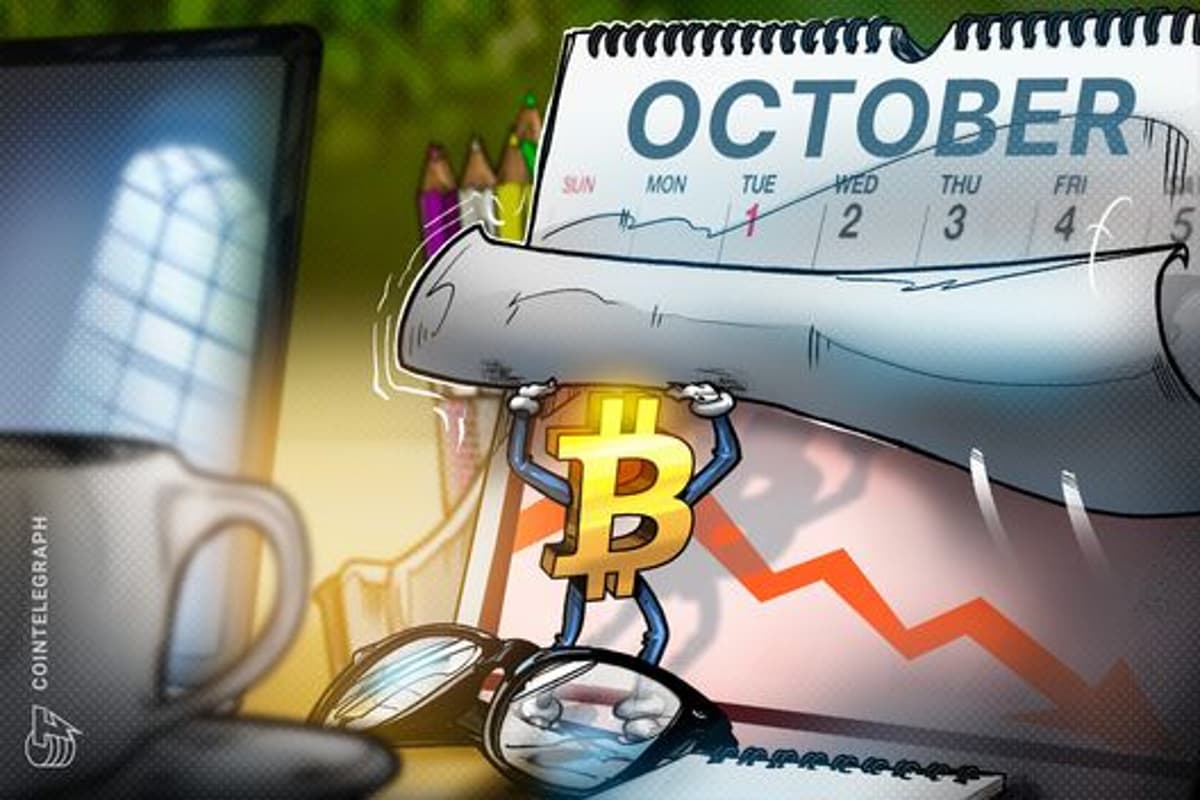 Worst Uptober Ever? Bitcoin Price Risks First ‘Red’ October in Years