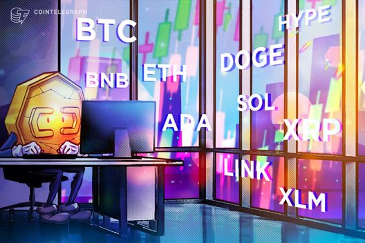 Price Predictions 10/24: BTC, ETH, BNB, XRP, SOL, DOGE, ADA, HYPE, LINK, XLM