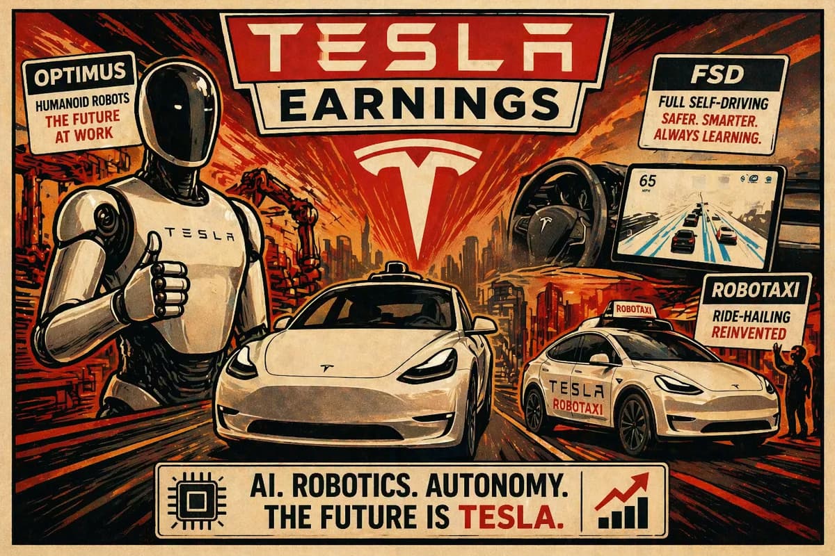 Tesla Earnings Preview: Robotaxi, FSD, and Optimus Take Center Stage