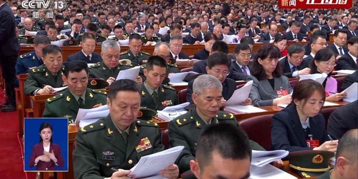 China Military Tense, Xi at Ease at Start of National People's Congress