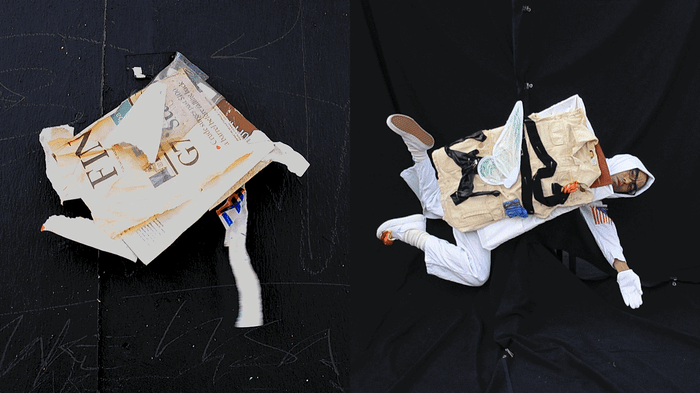 Why Is Shoji Yamasaki Pretending to Be a Discarded Piece of Paper?
