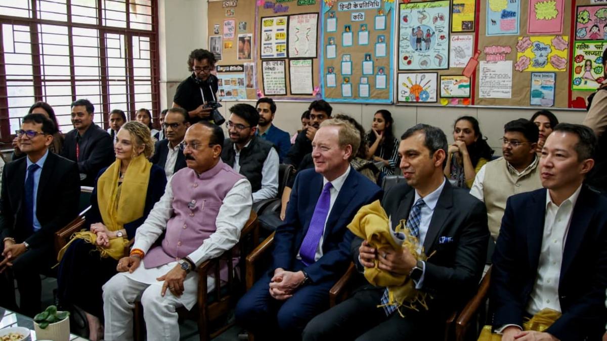 Microsoft to Train 20 Lakh Teachers in AI by 2030, Launches Initiative in Delhi