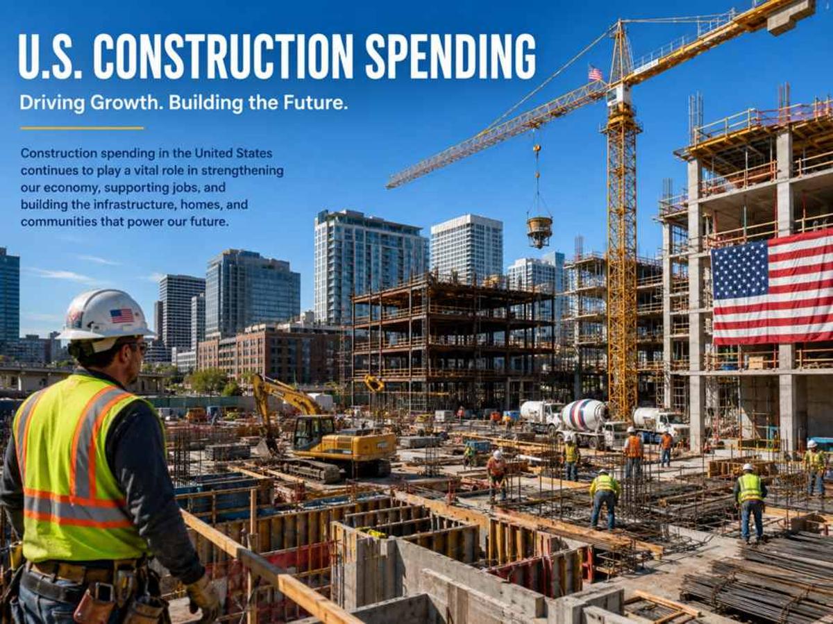 US Construction Spending for March 0.6% versus 0.2% Estimate