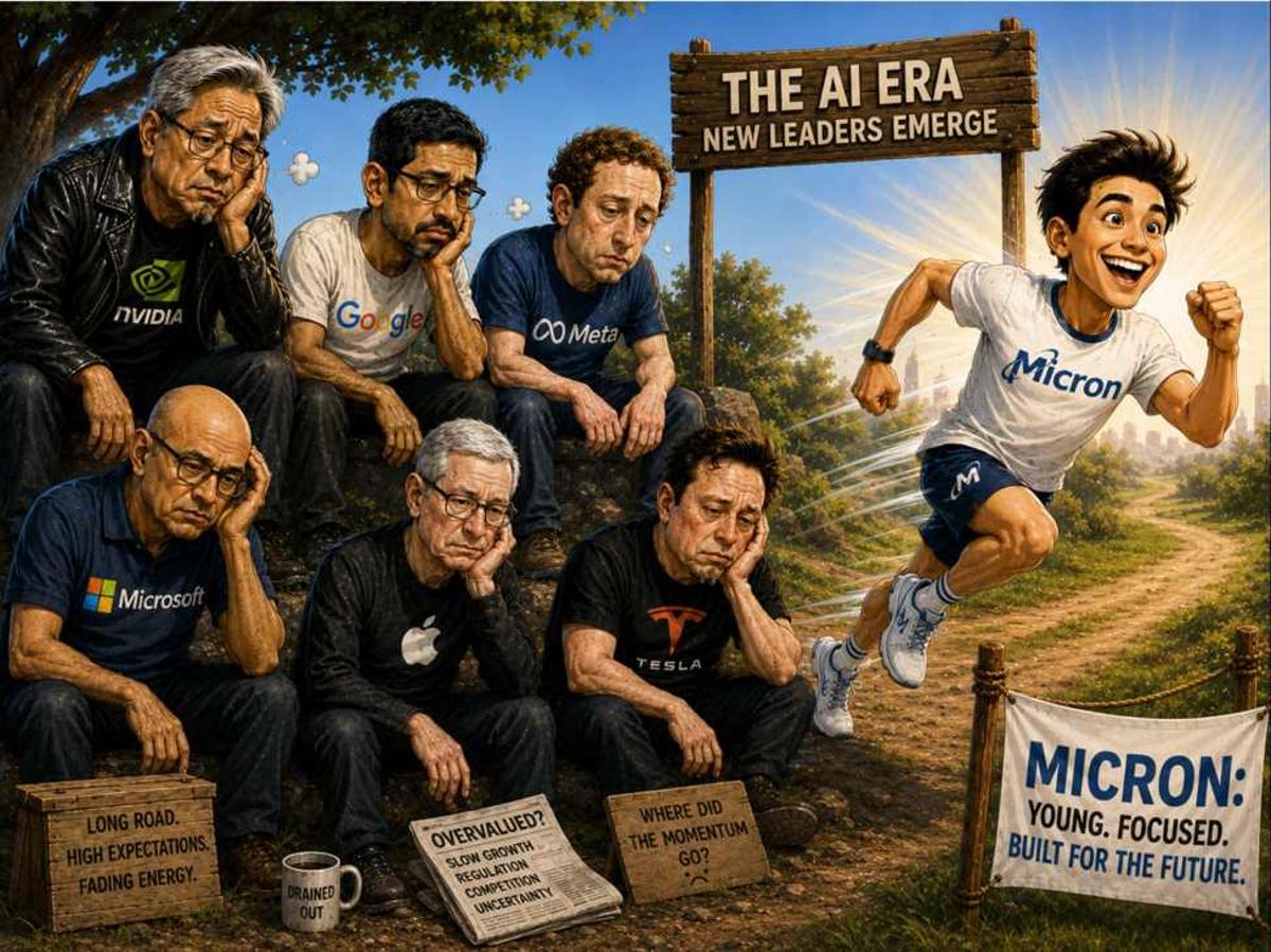 Micron's up, but Nvidia, Alphabet, Meta, Microsoft, Apple, Tesla Are Looking Old and Tired