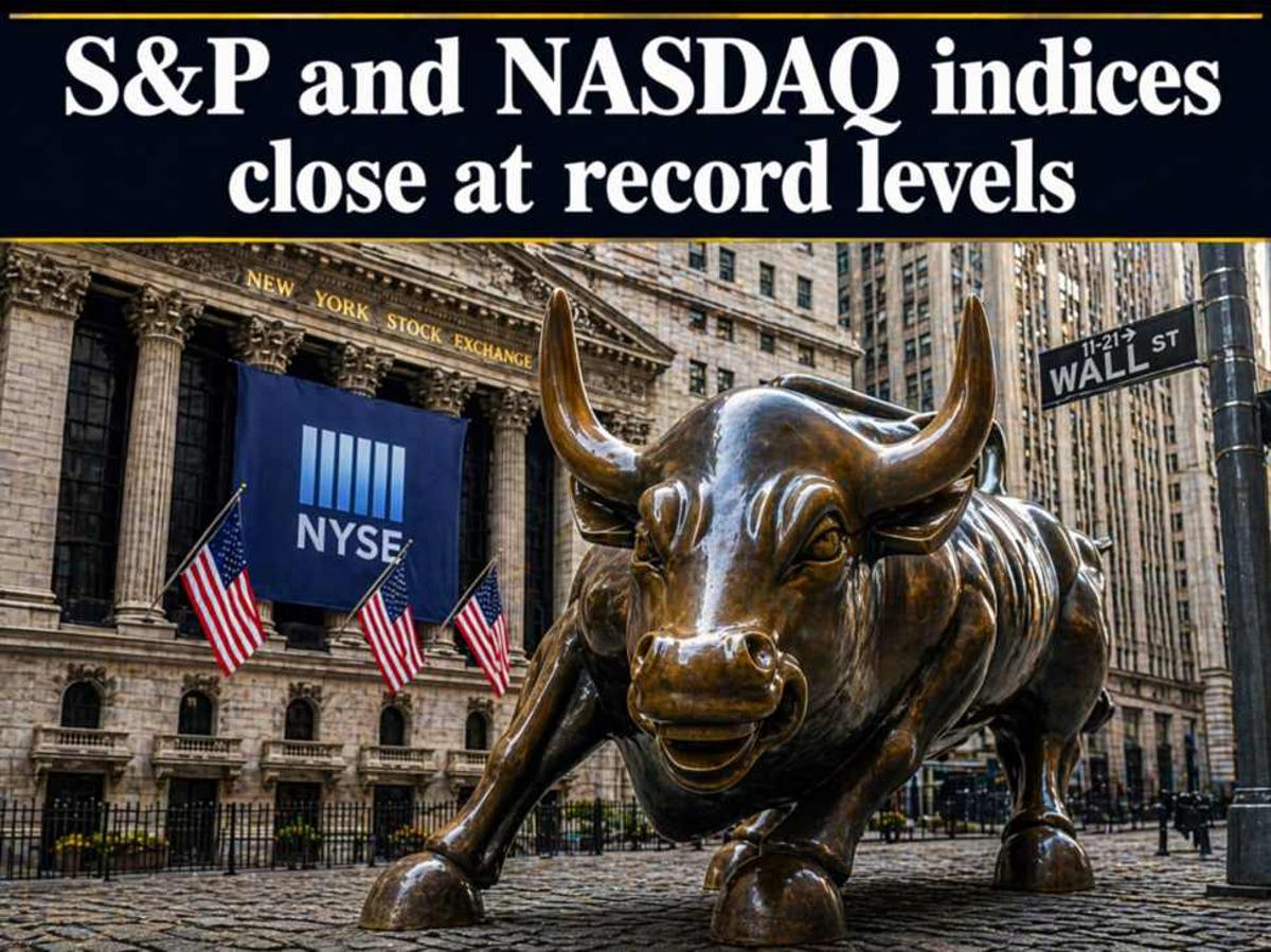 The NASDAQ and S&P Indices Close at Record Levels
