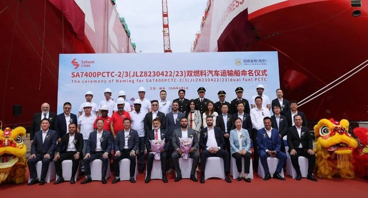 Sallaum Takes Delivery of LNG Dual-Fueled Car Carrier Newbuild Pair