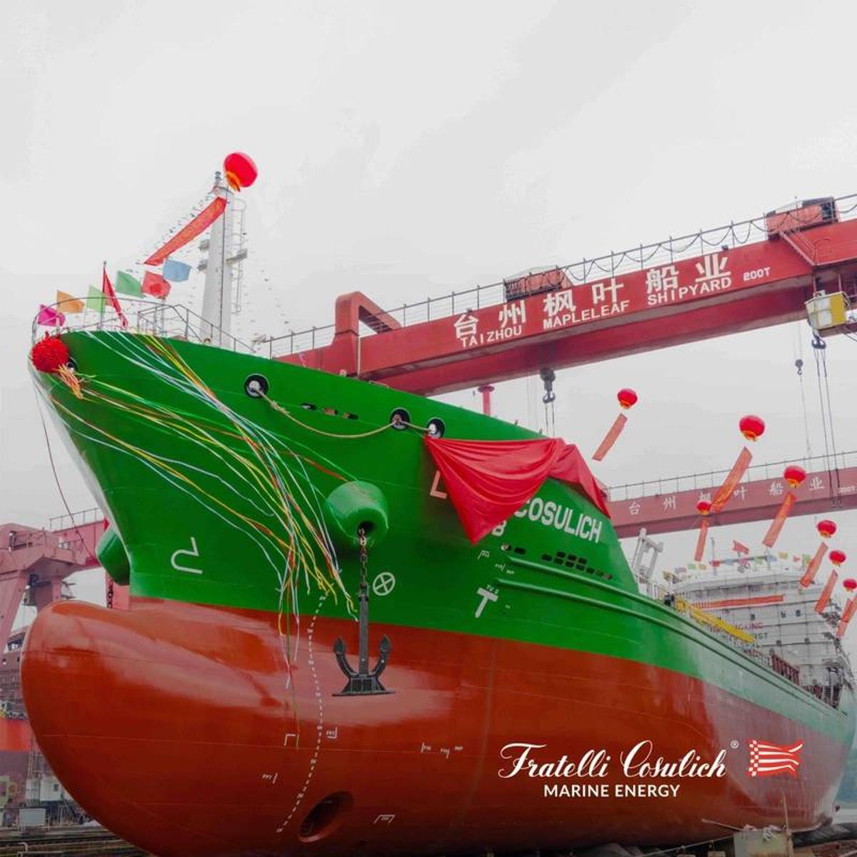 Fratelli Cosulich Launches Newest Methanol Vessel