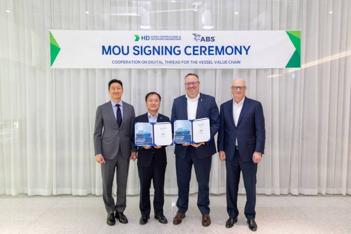 ABS, HD KSOE Collaborate for Digital Shipbuilding, Vessel Intelligence