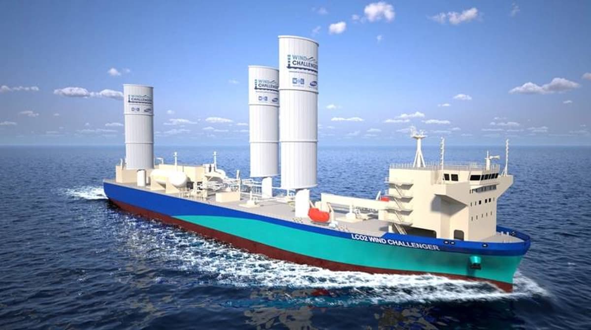 MOL Secures Approval for Wind-Assisted LCO2 Carrier Design