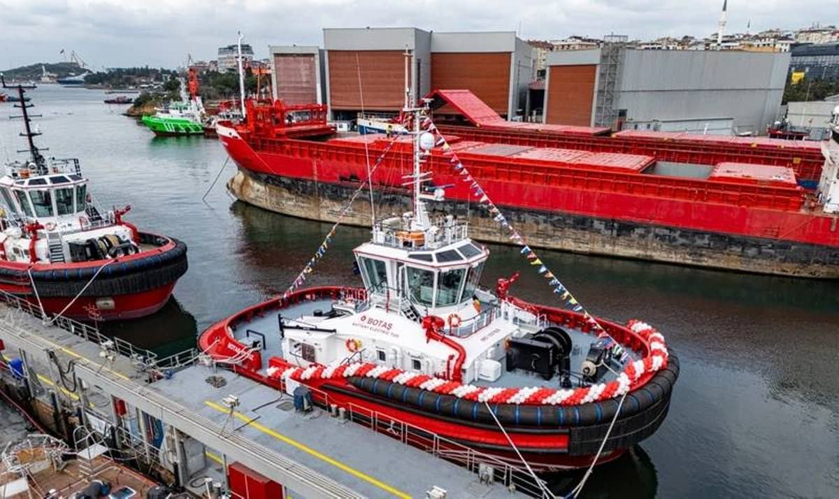 Sanmar Delivers Four Electric Tugs to BOTAŞ