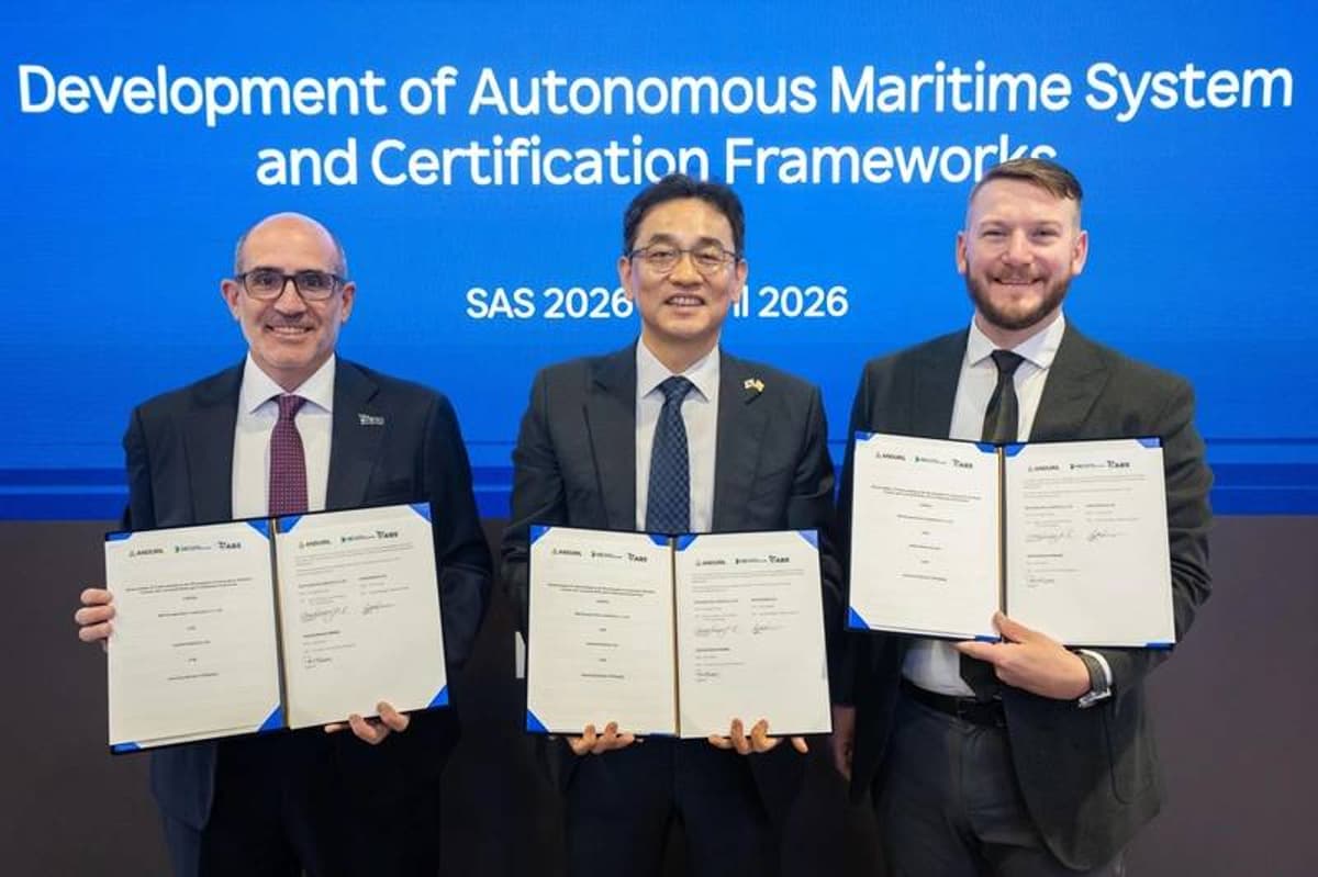 ABS, HD Hyundai and Anduril Industries to Advance Autonomous Surface Vessels