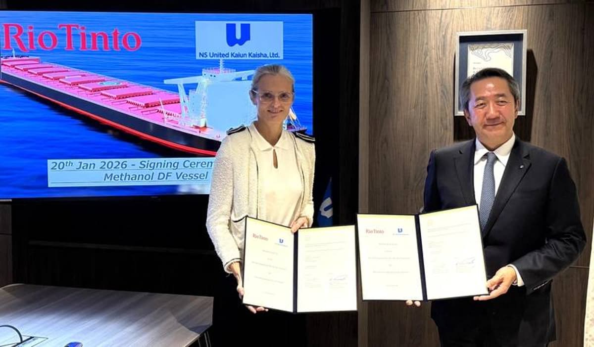 Rio Tinto Charters Two Methanol-Capable Newcastlemax Bulk Carriers