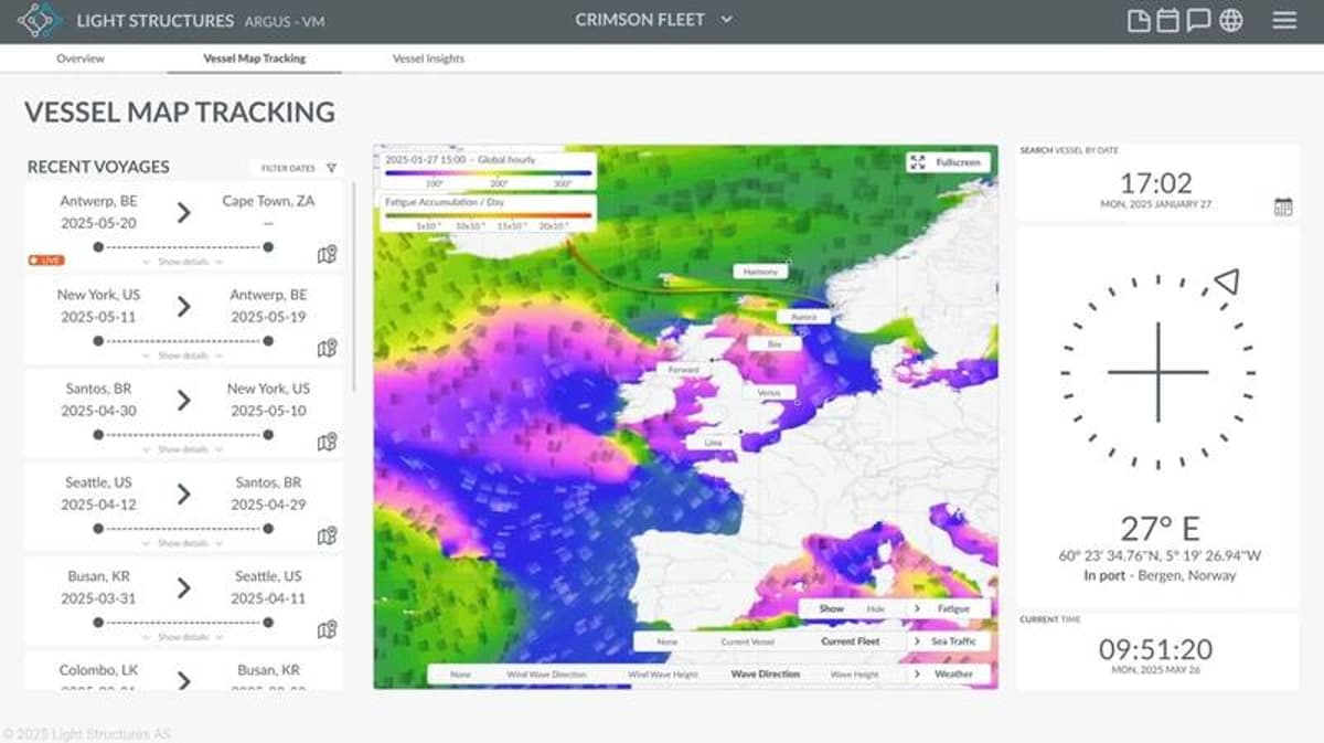 Light Structures Launches Virtual Monitoring System for Vessel Integrity