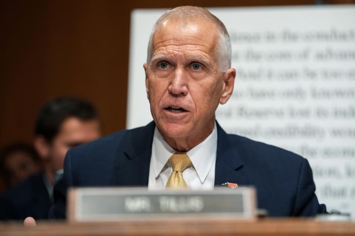 Sen. Thom Tillis Drops Opposition, Says He’ll Back Kevin Warsh’s Fed Confirmation