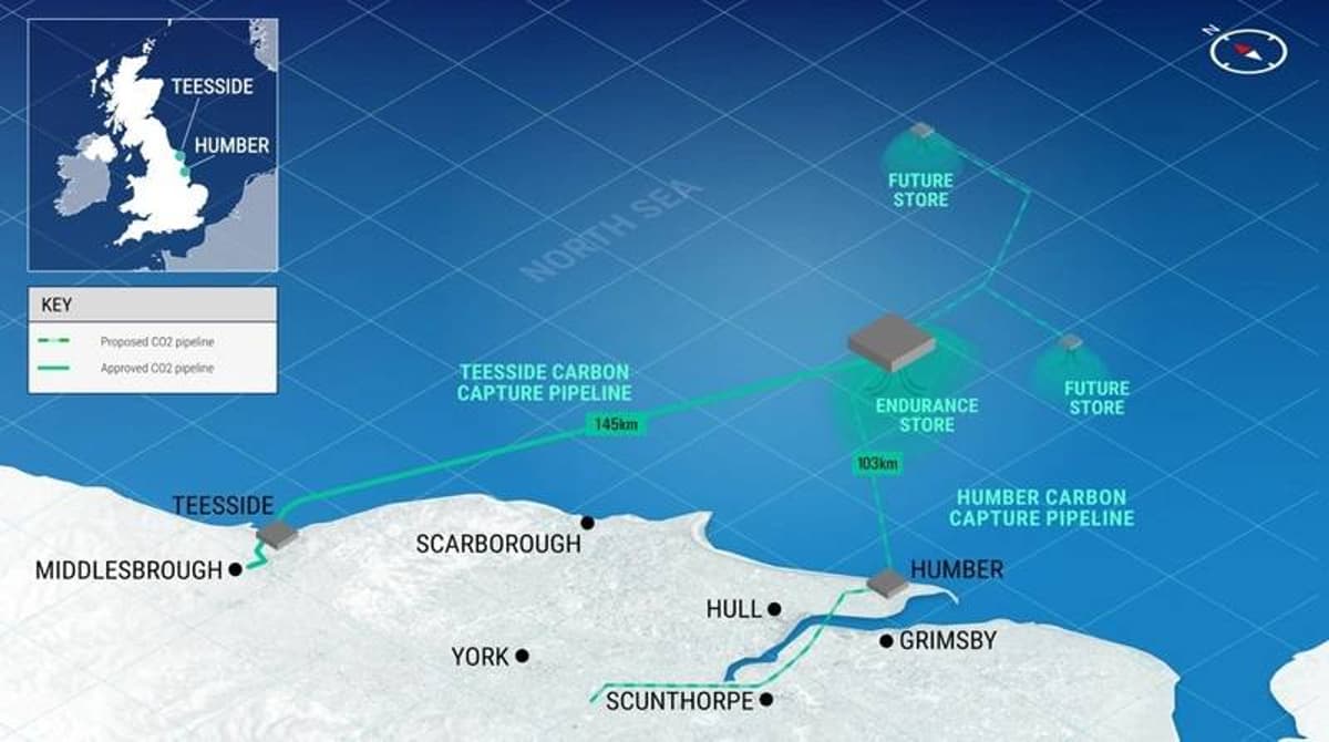 DNV to Certify UK Northern Endurance CCS Network