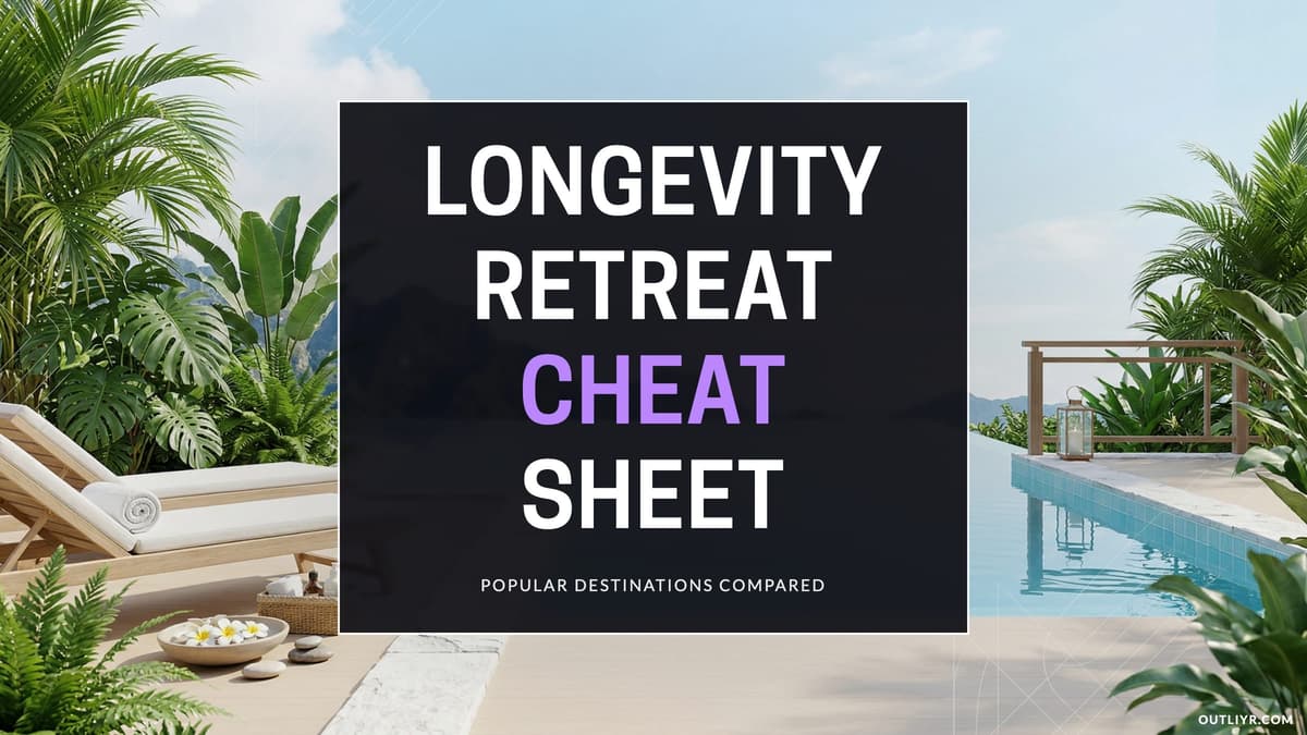 Best Longevity Retreats & Destinations (2026): An Independent, No-BS Guide