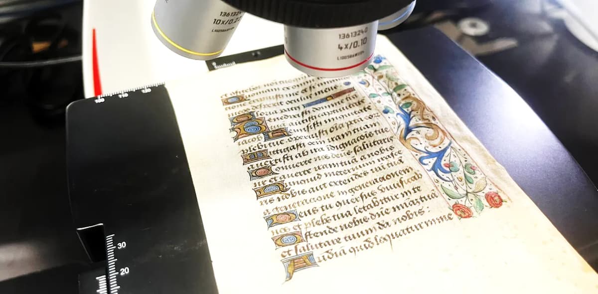 As a ‘Book Scientist’ I Work with Microscopes, Imaging Technologies and AI to Preserve Ancient Texts