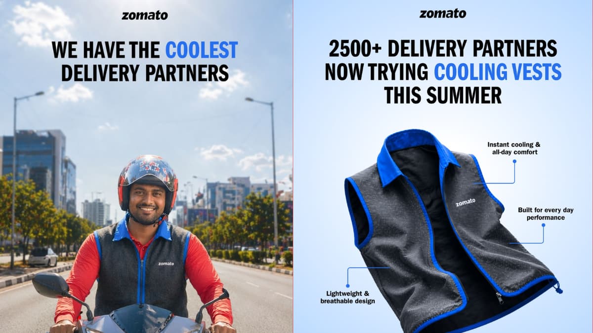 Amid Summer Heat, Zomato Introduces Cooling Vests for Delivery Partners
