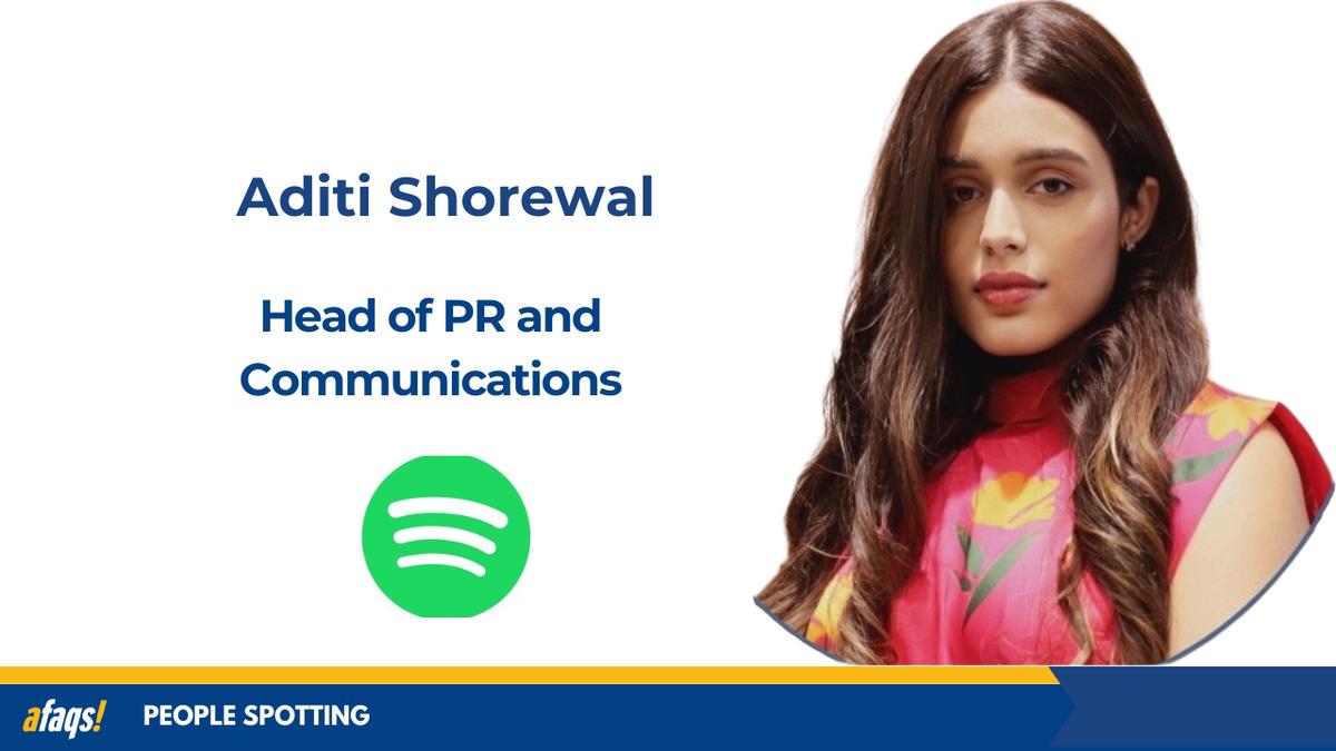 Spotify Appoints Aditi Shorewal as Head of PR and Communications