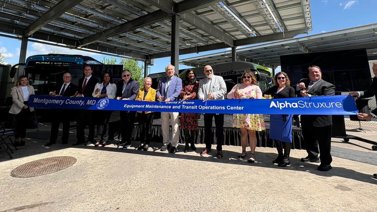 Montgomery County Completes Transit Depot Microgrid Project