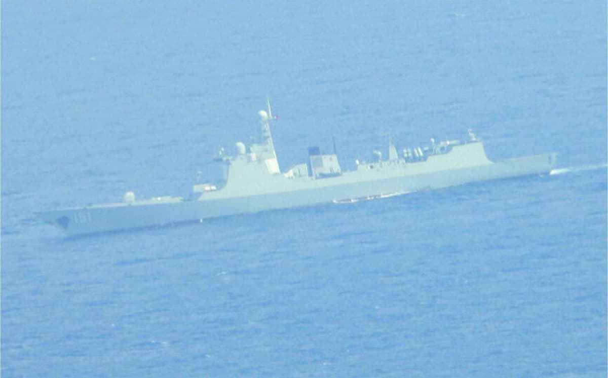 Military on Alert After 2 Chinese Warships Spotted