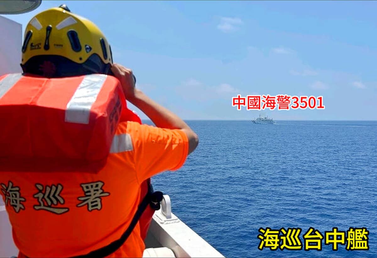 Taiwan, China Coast Guards Argue in South China Sea