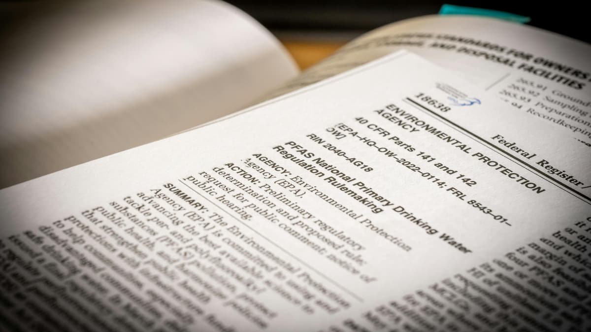 EPA Launches PFAS OUT Initiative to Accelerate Drinking Water Response