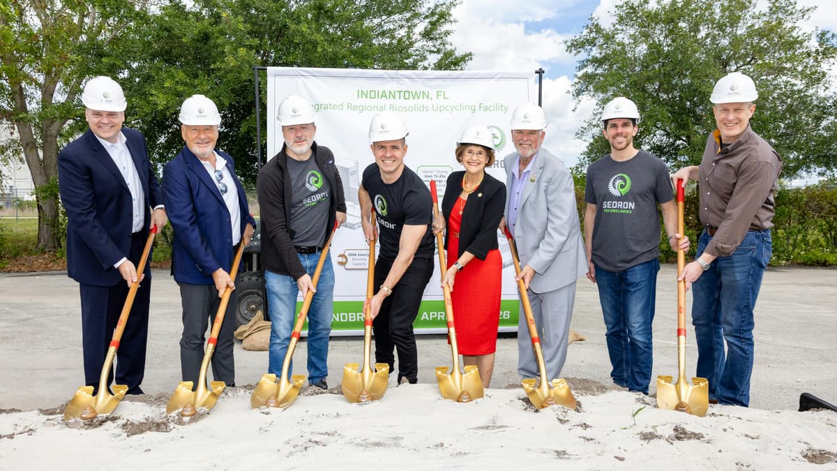 Sedron Breaks Ground on Indiantown Biosolids Upcycling Facility in Florida