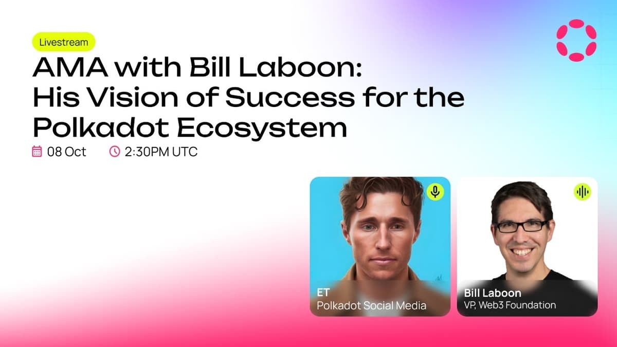 AMA with Bill Laboon - VP @ W3F