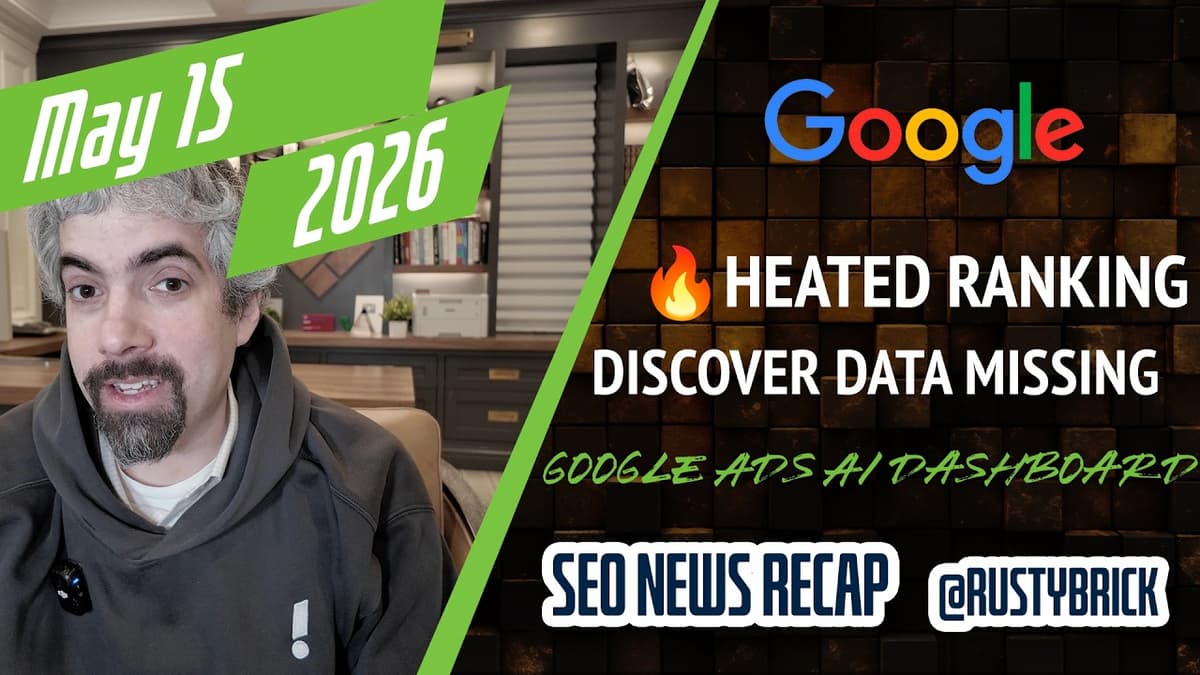 Search News Buzz Video Recap: Google Ranking Volatility Heated, Discover Data Goes Missing, FAQ Rich Results Totally Gone & Google...